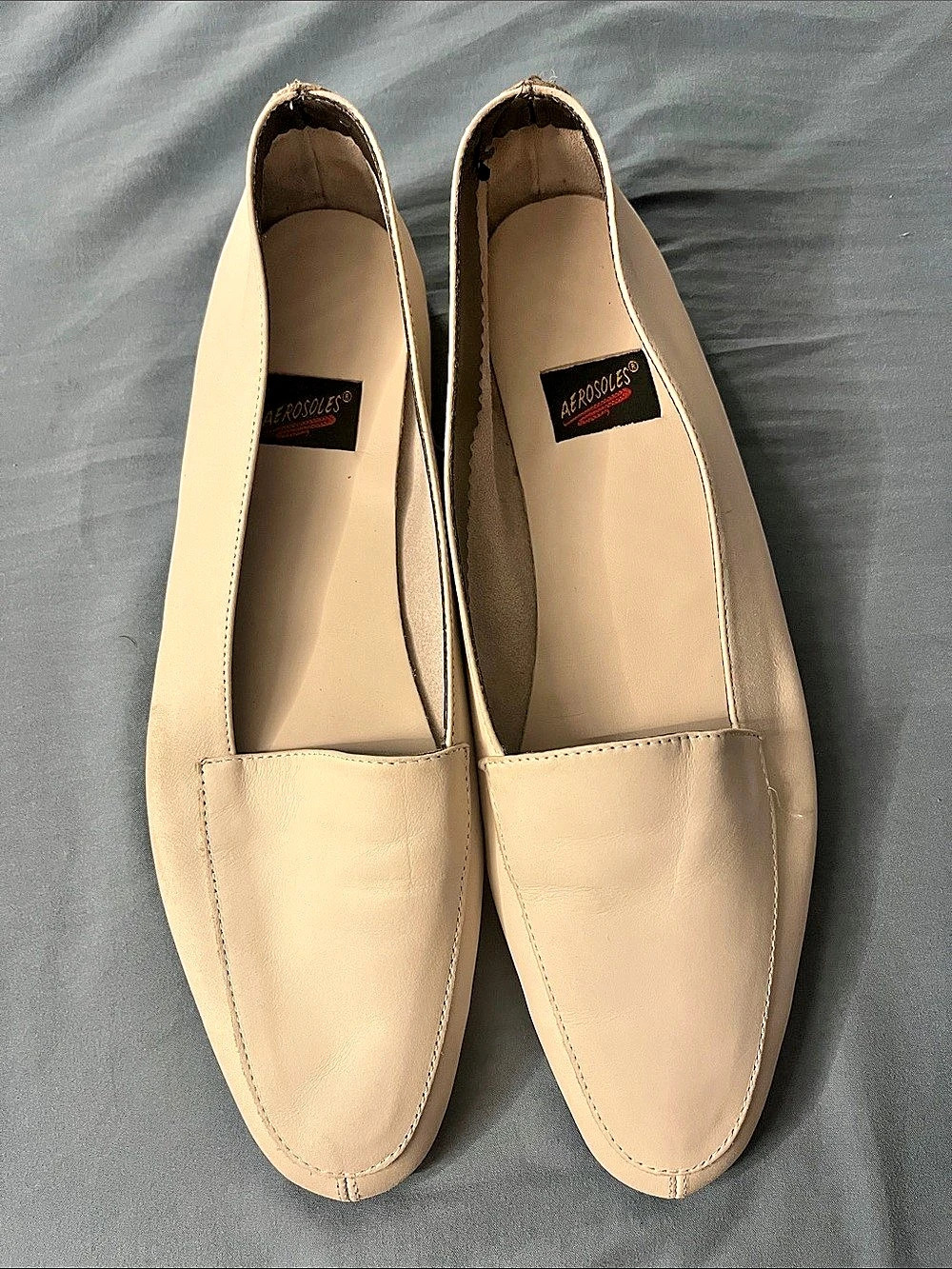 Aerosoles Butter Up Chalk Colored Women's Loafers US 10AA